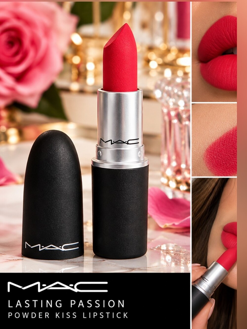MAC Cosmetics Matte Lipstick — Lasting Power Kiss